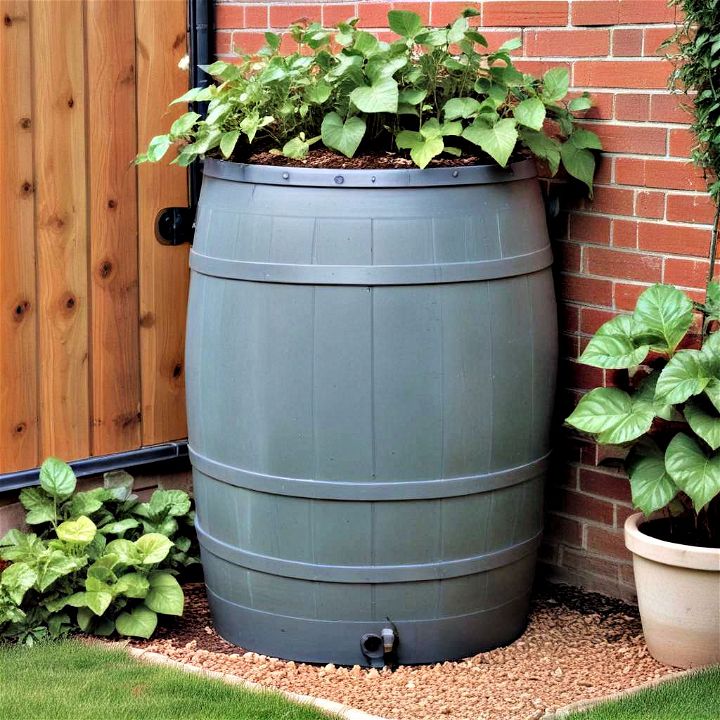install a rain barrel