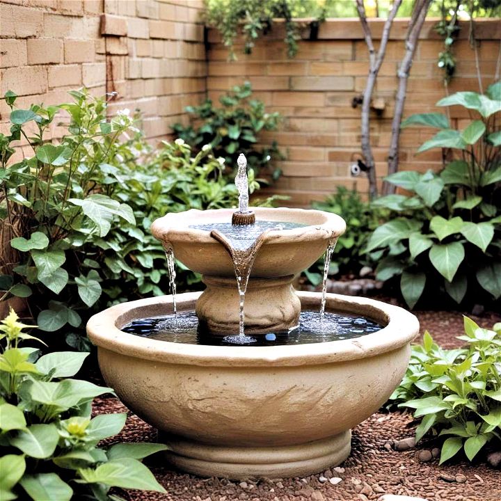 install a simple water feature