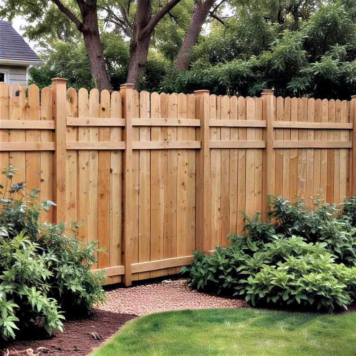 installing backyard privacy fence