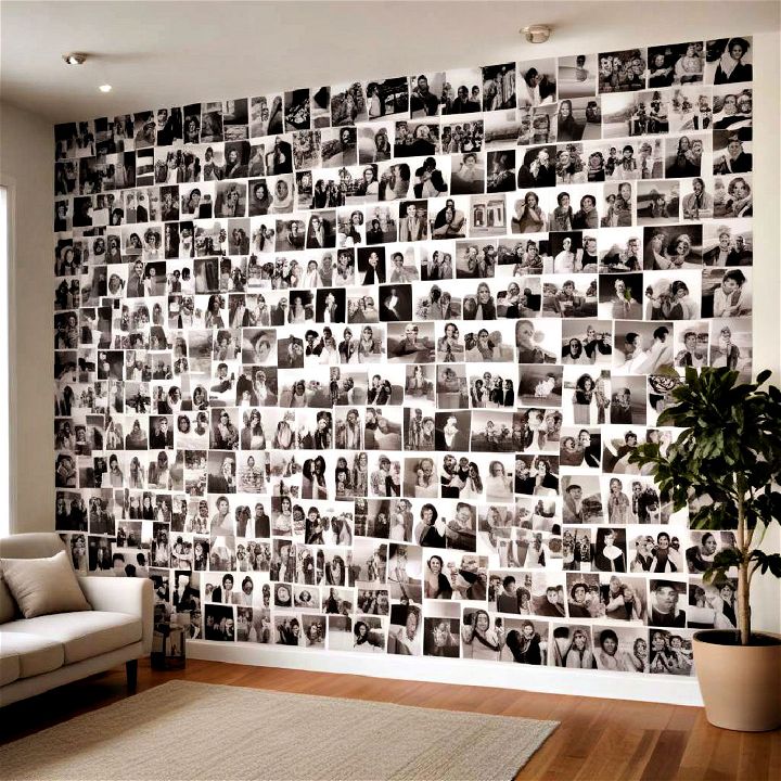 large scale interactive photo mural