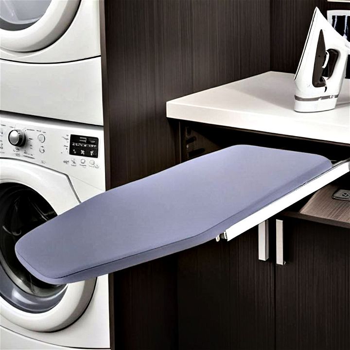 laundry room pull out ironing board