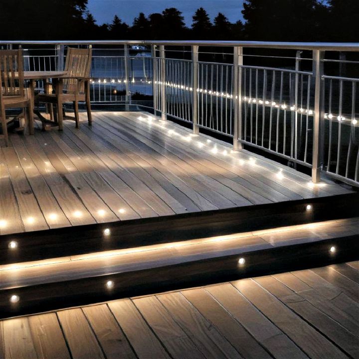 led illuminated rails for creating a captivating ambiance
