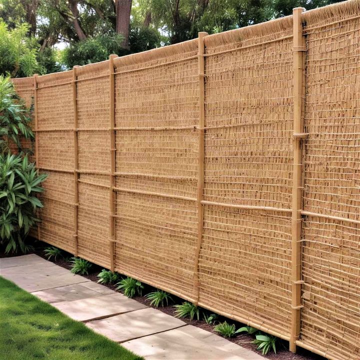 lightweight reed fencing