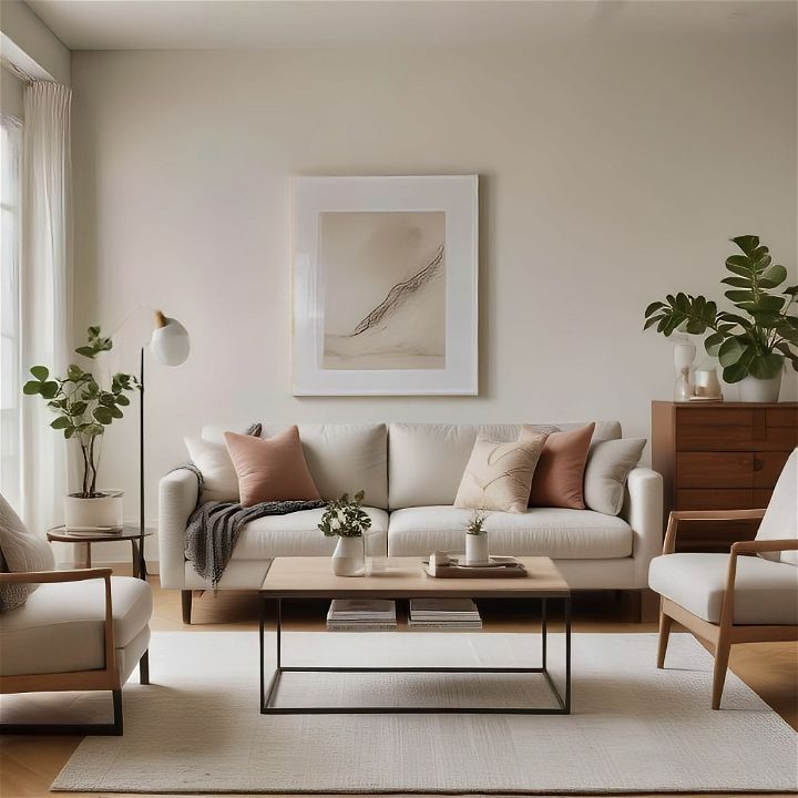 living room embrace minimalism