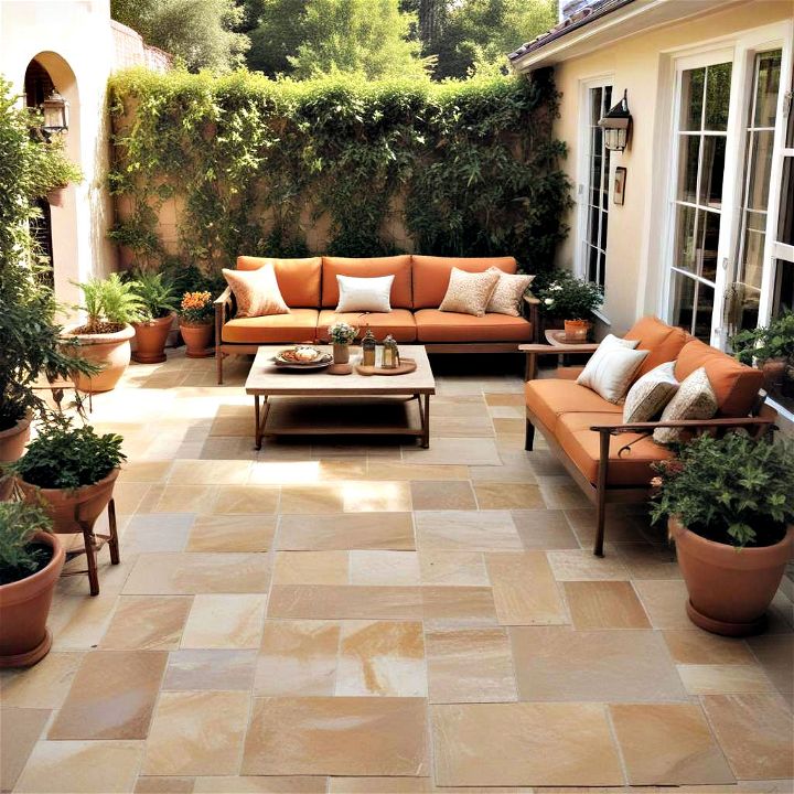 long lasting warm sandstone lounge