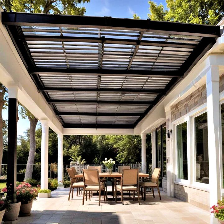 louvered roof system