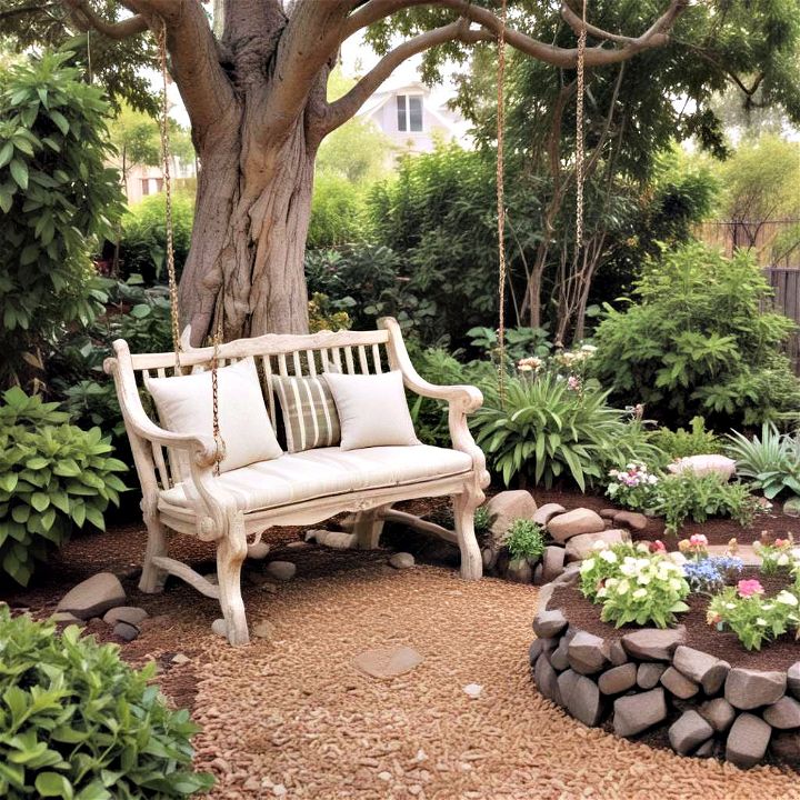 low maintenance designing a mulched reading nook