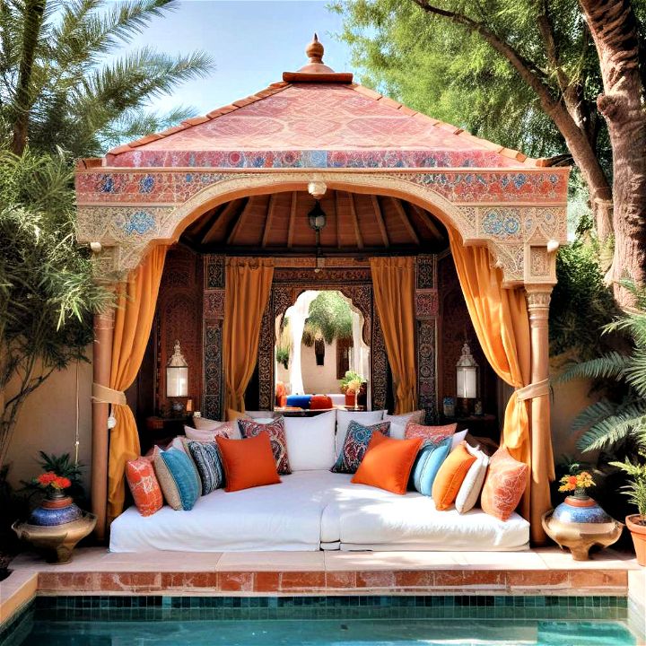luxurious moroccan dream cabana