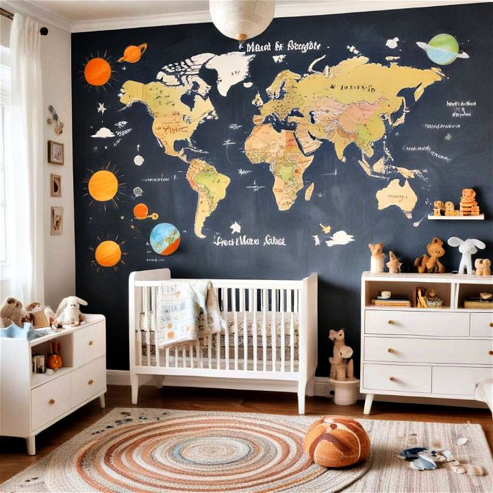 make it educational themed baby room