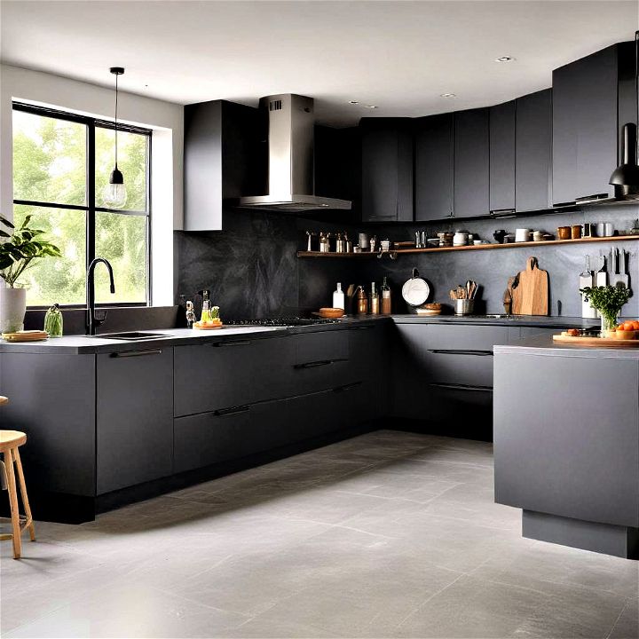 matte finishes modern kitchens