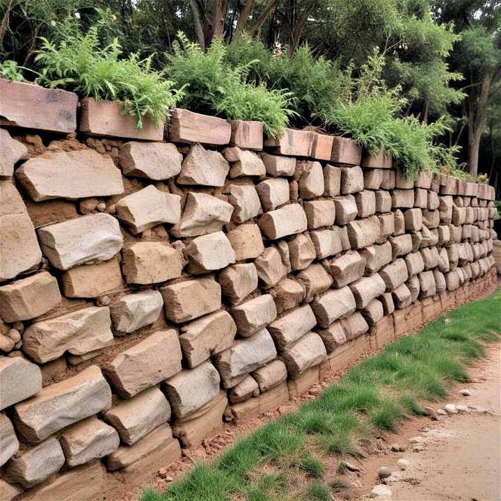 minimalist soil nailing wall