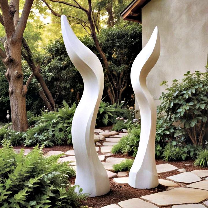 modern and classic sculpture walk