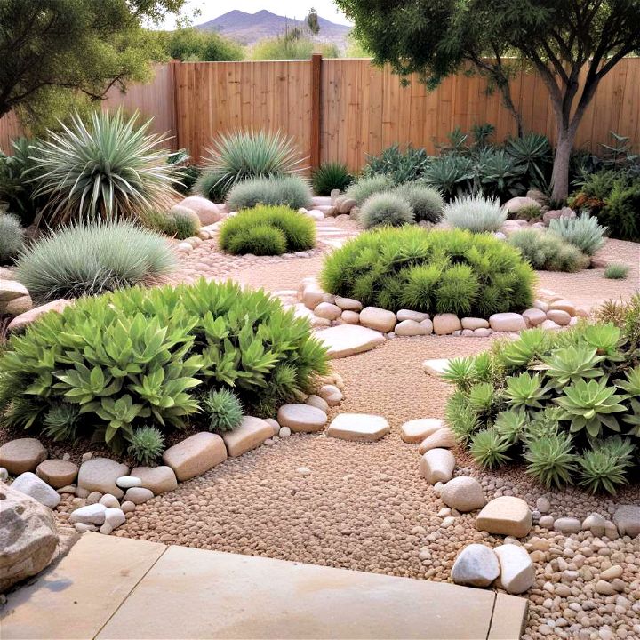 modern and elegant hardscape gravel gardens