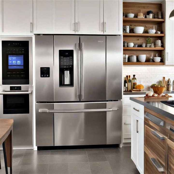 modern and smart kitchen appliances