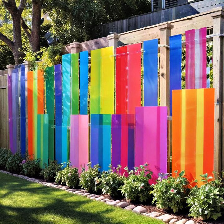 modern colorful acrylic panels