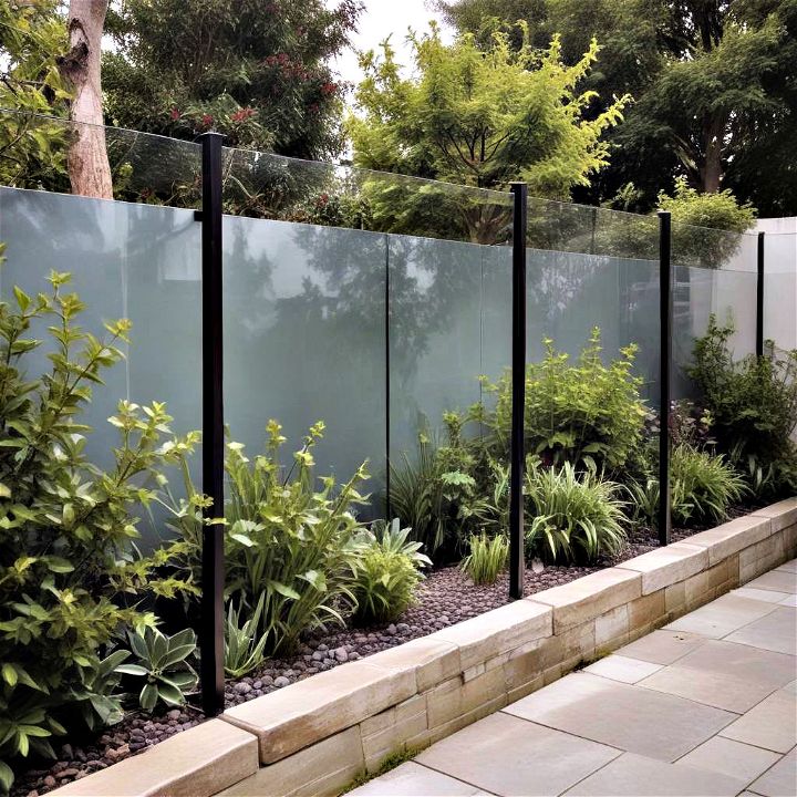 modern contemporary glass panels