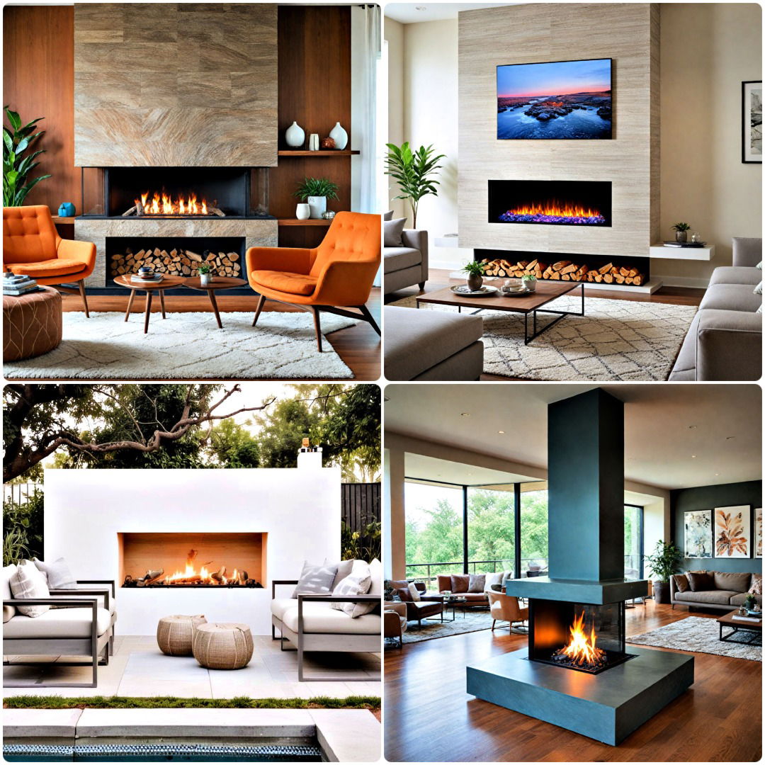 modern fireplace ideas