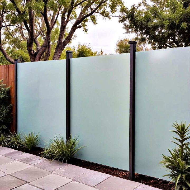 modern frosted glass panels