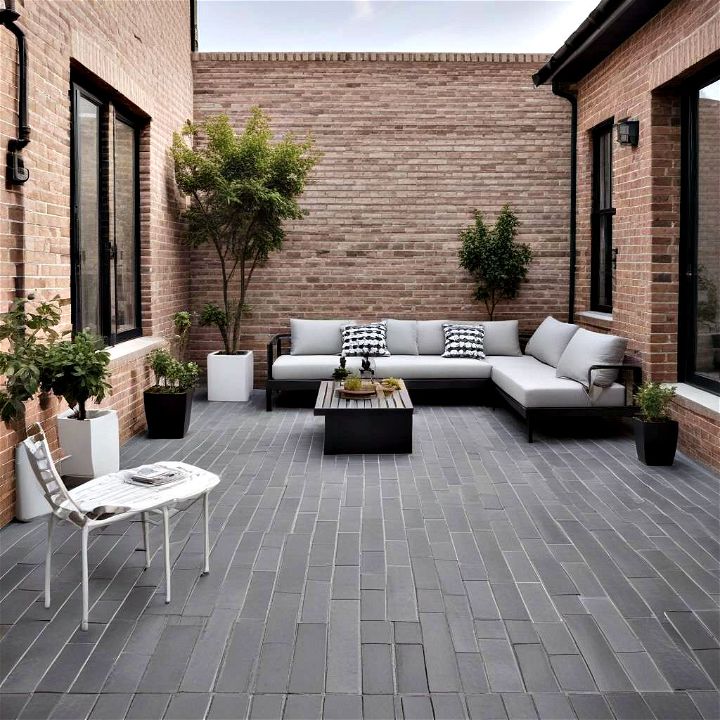 modern outdoor sleek monochrome