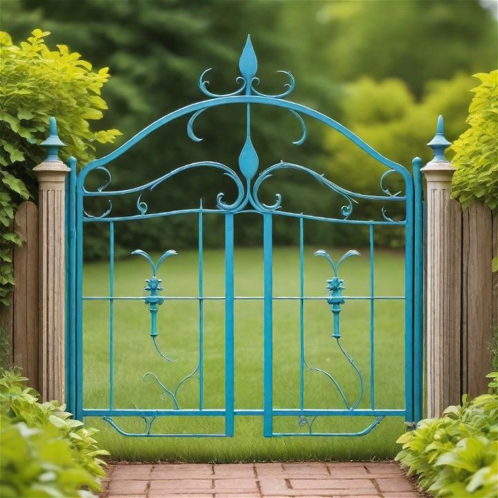 old gate for fence decoration