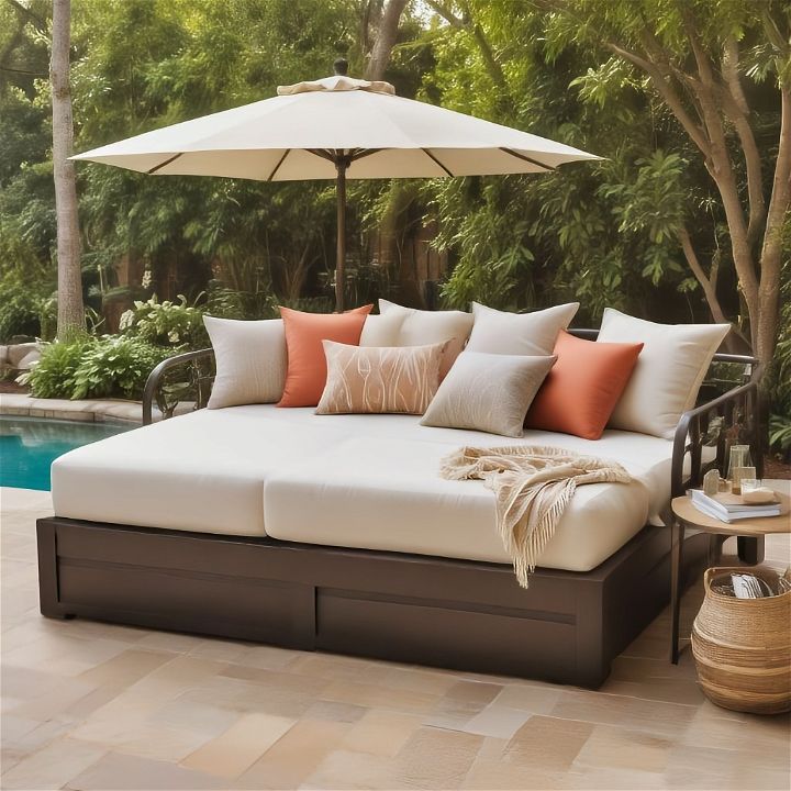 patio daybeds for luxe lounging