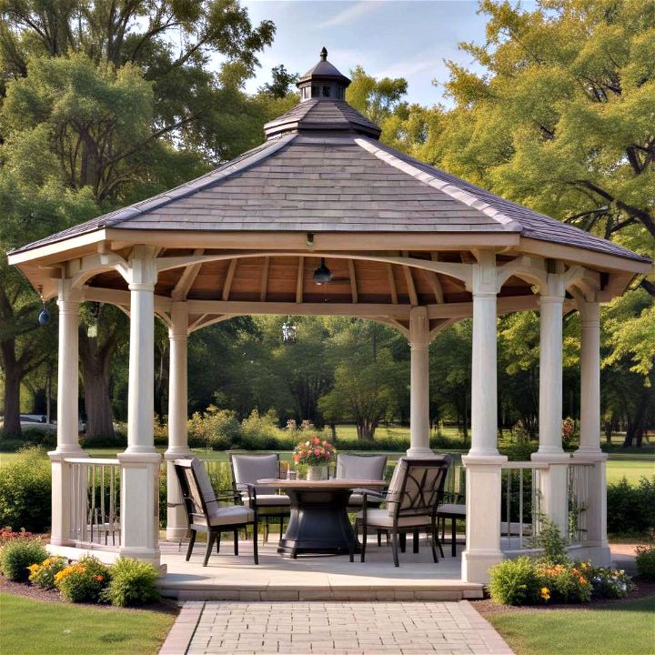 pavilion gazebo for larger gatherings