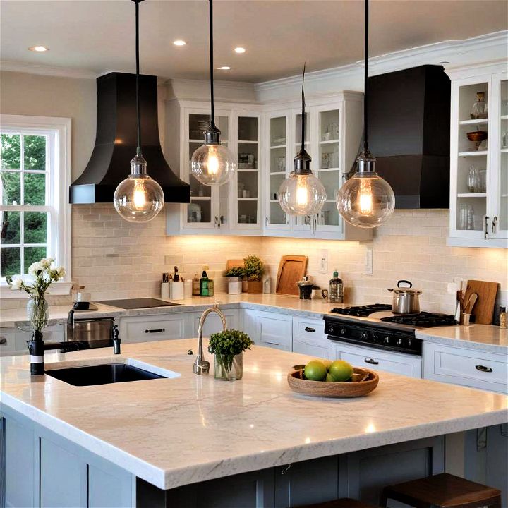pendant lighting can dramatically alter the mood and functionality of your kitchen