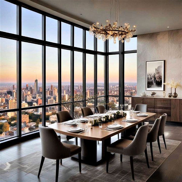 penthouse panorama dining room