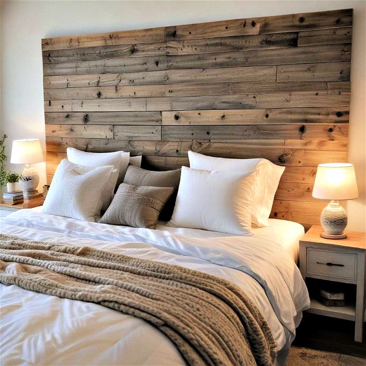 personal touch shiplap headboard