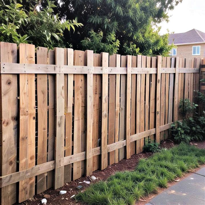 personalized touch pallet fence