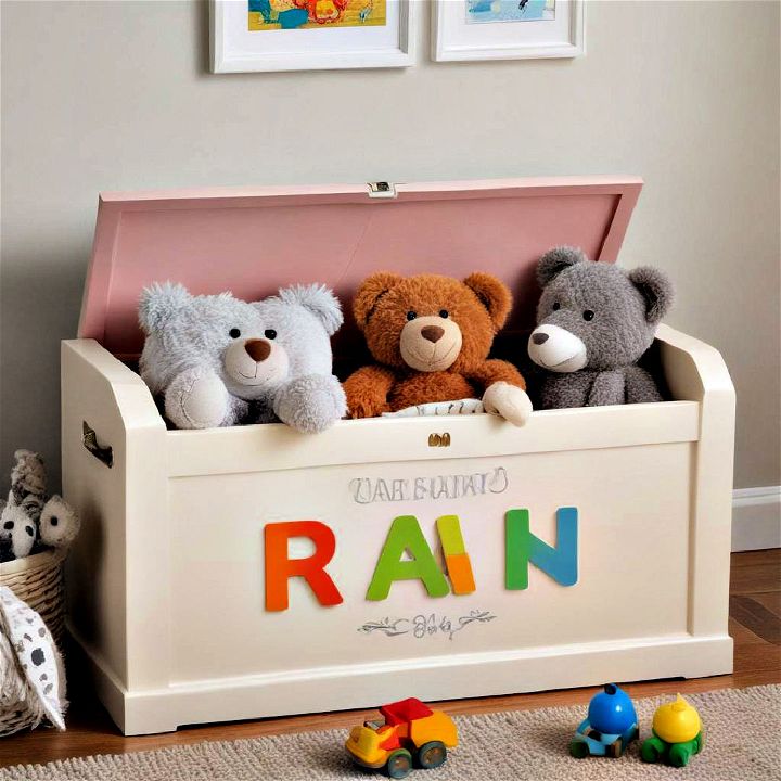 personalized toy boxes to any child s room