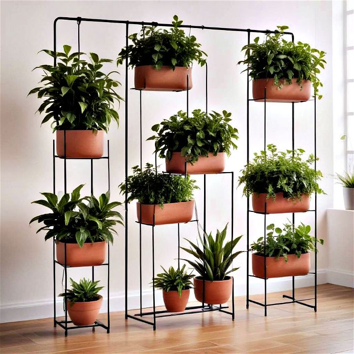 plant wall divider for home décor