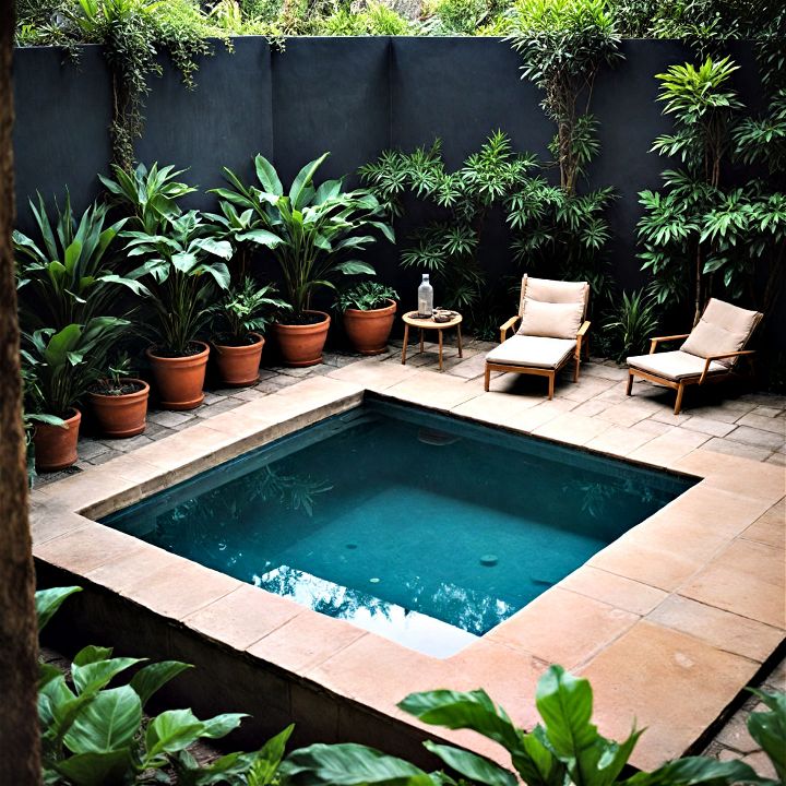 plunge pool perfection small pool