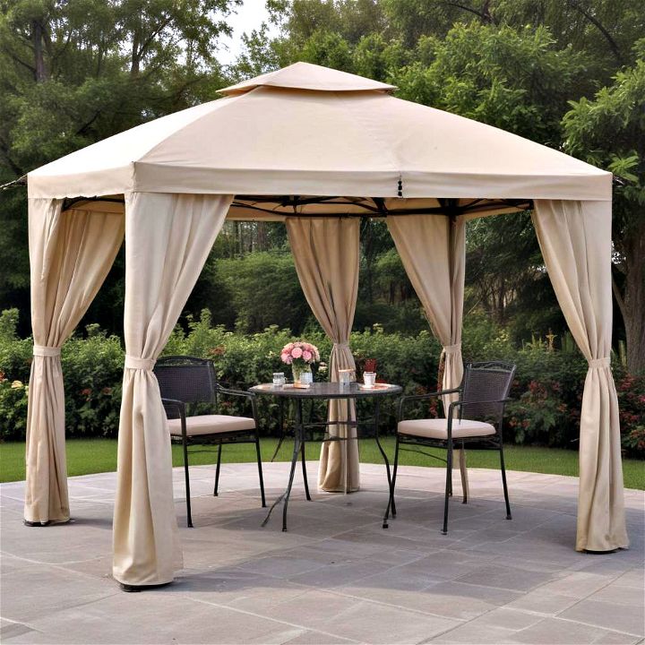 portable and lightweight canopy gazebo