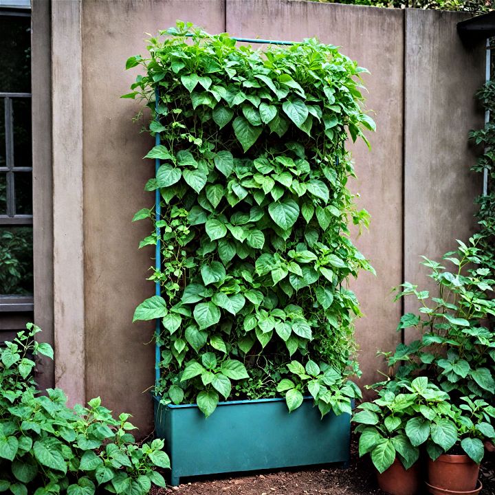 practical and picturesque vertical veggie vines