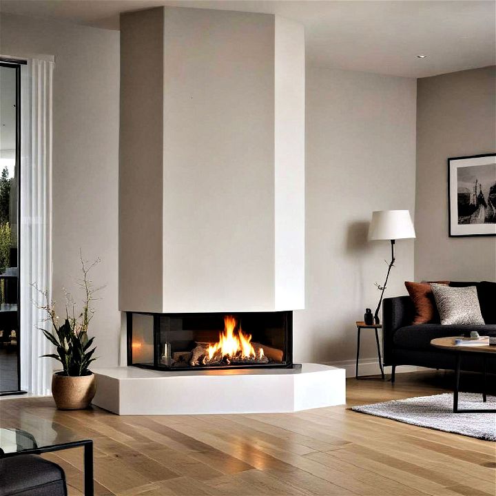 practicality multi sided gas fireplace