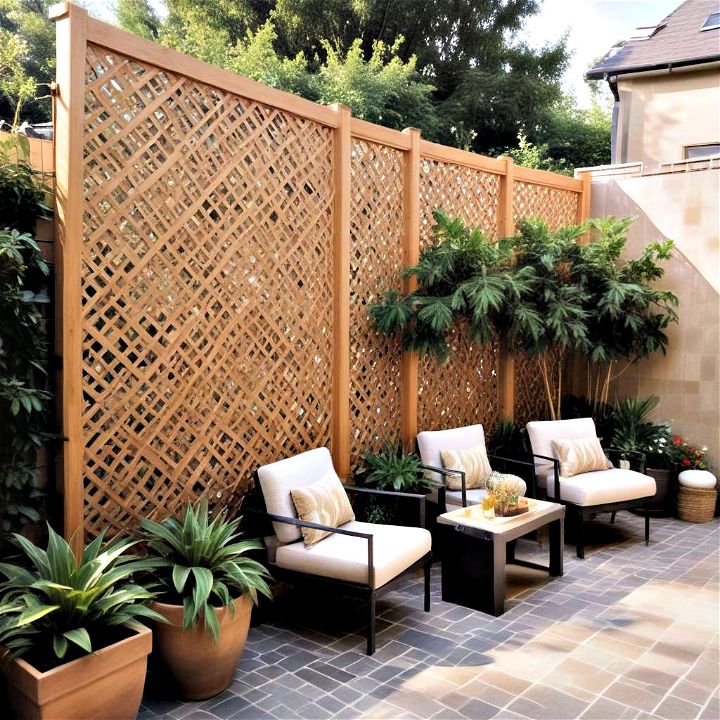 privacy screens outdoor space