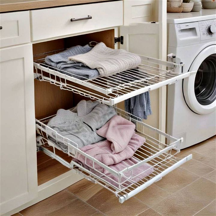 pull out sweater drying racks