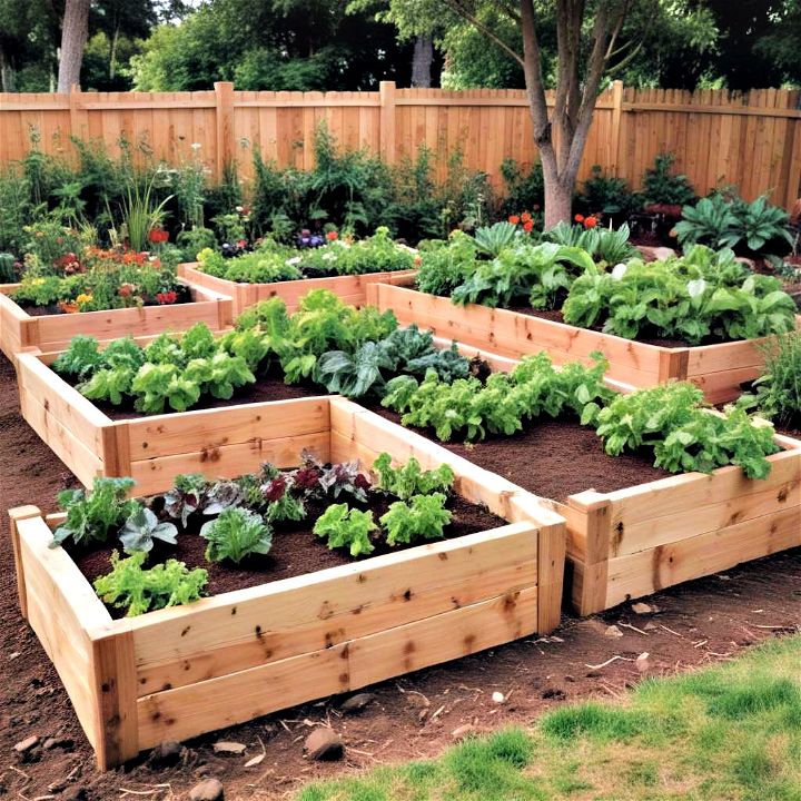raised garden beds for growing vegetables
