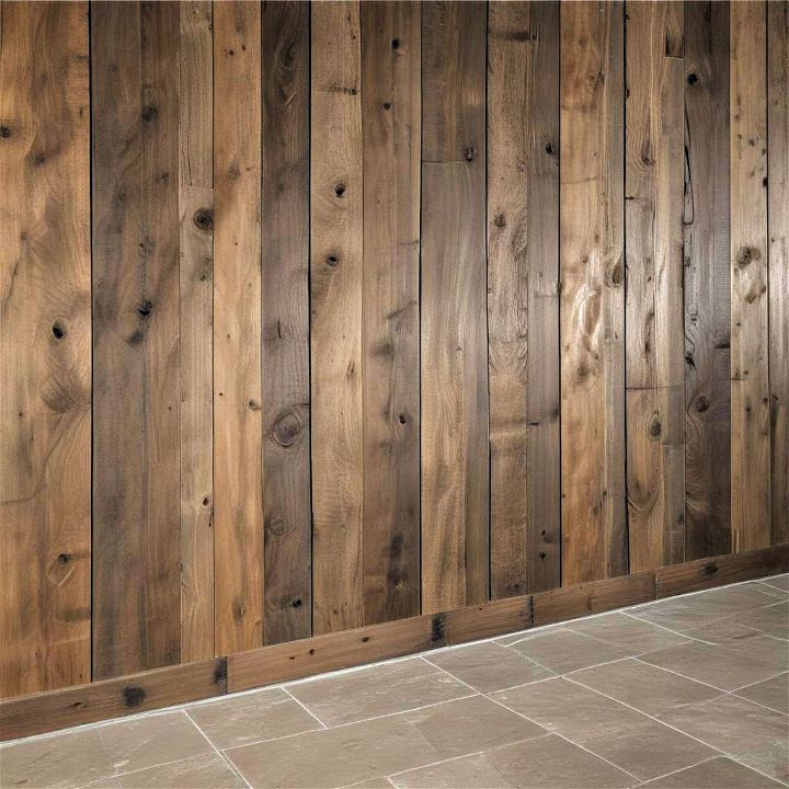 reclaimed wood wainscoting for adding rustic and cozy charm