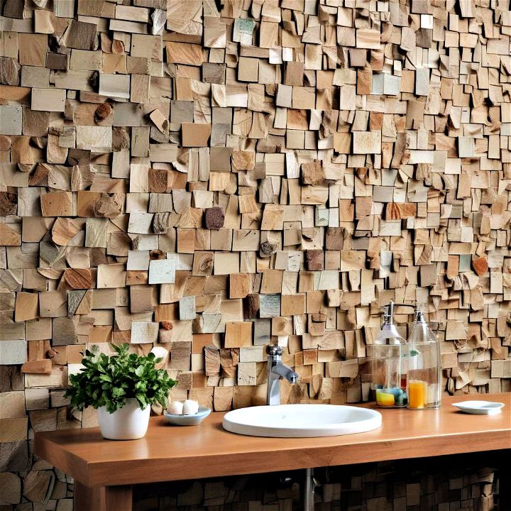 recycled materials wall covering eco conscious designs