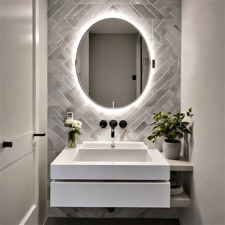 reflective surfaces for cloakroom