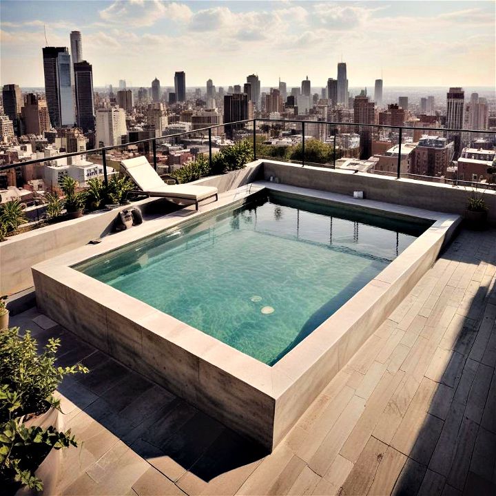 remarkable architectural feature rooftop swimming pool