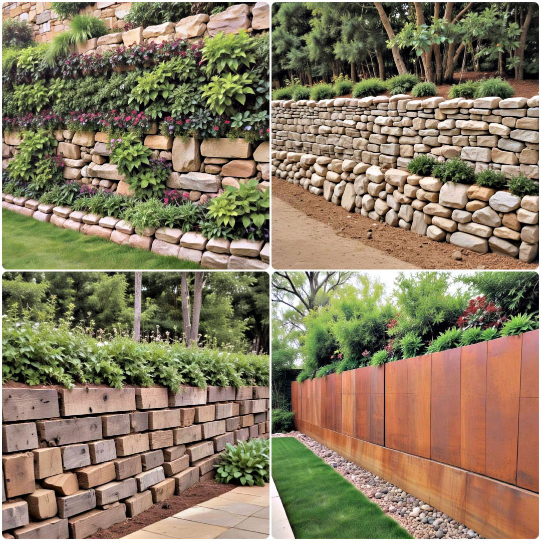 25 Retaining Wall Ideas for Stunning Landscaping Refresh