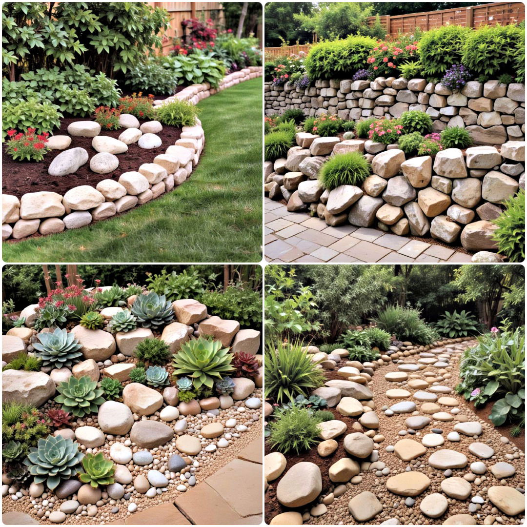 25 Rock Landscaping Ideas for Garden and Yard (2024)