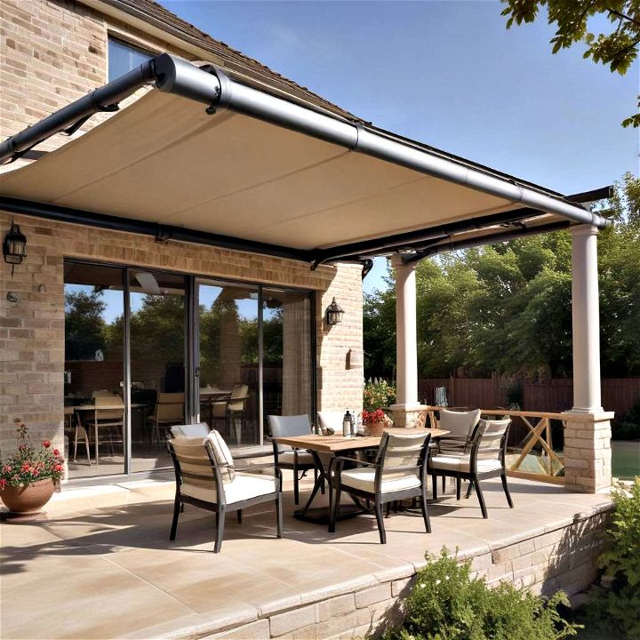 roll top patio covers feature