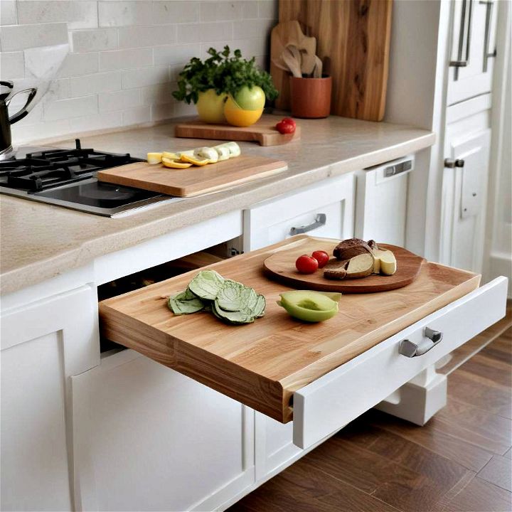 slide out cutting boards