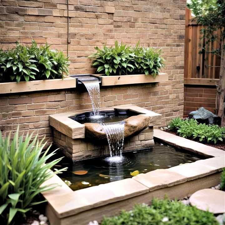 small and stunning water feature