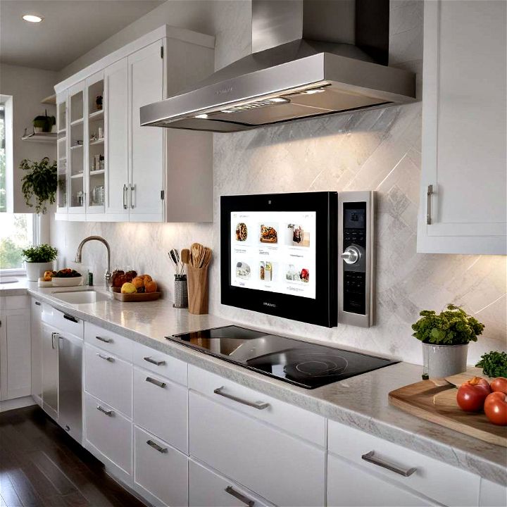 smart and modern kitchen integrations