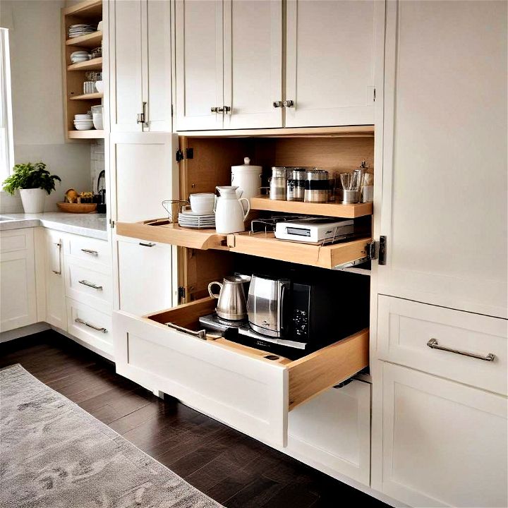 smart storage solutions for small appliances